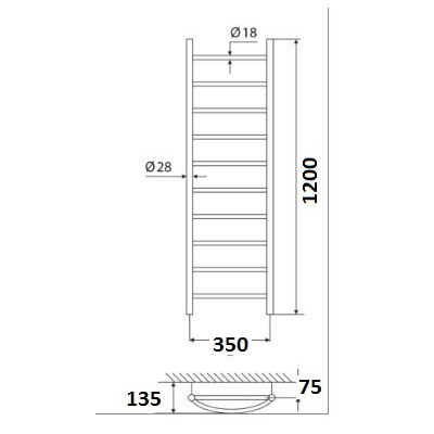 Varinis rankšluosčių džiovintuvas Elonika EV 1035 K/KL