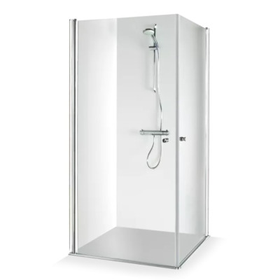 Brasta Glass Viktorija nestandartinė dušo kabina (Matmenys intervale 700..1000x700..1000mm)