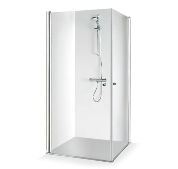 Brasta Glass Viktorija nestandartinė dušo kabina (Matmenys intervale 700..1000x700..1000mm)