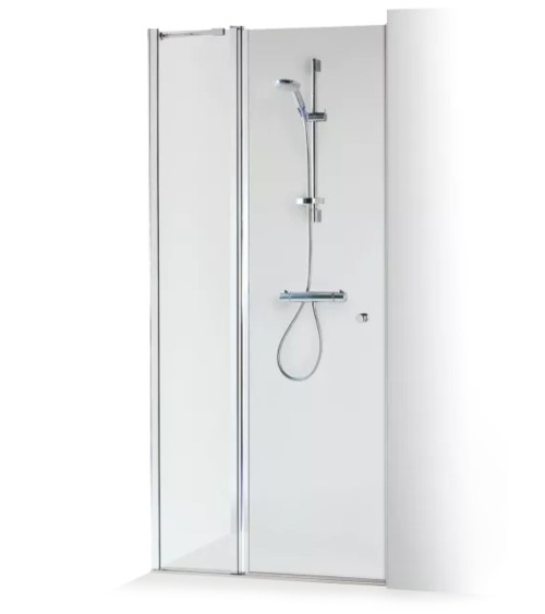 Brasta Glass Greta Plius nestandartinės dušo durys (Matmenys intervale 1211...1600mm)