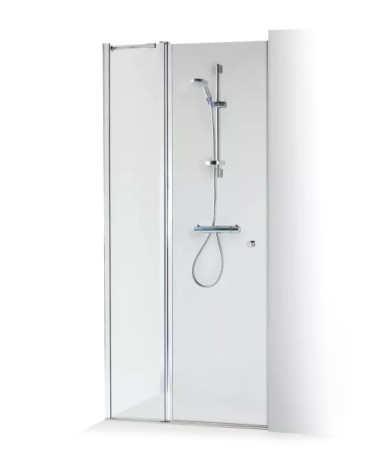Brasta Glass Greta Plius nestandartinės dušo durys (Matmenys intervale 1211...1600mm)