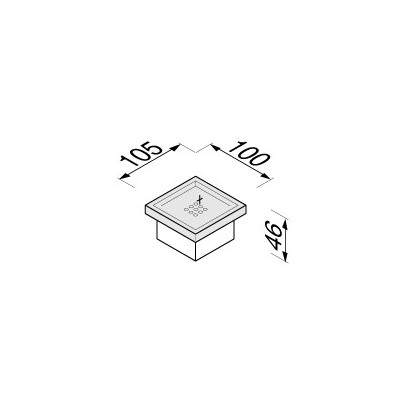 Geesa Modern Art Muilinė su laikikliu (baltos spalvos stiklas)