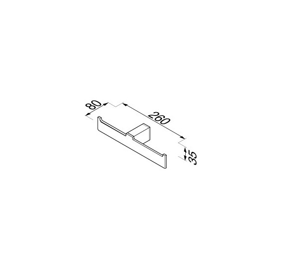 Geesa Modern Art WC popieriaus laikiklis dvigubas