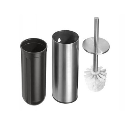 Bemeta Neo pastatomas/pakabinamas WC šepečio laikiklis su šepečiu 95x390x105 mm, matinis nerūdijantis plienas