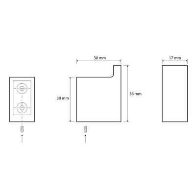 IŠPARDAVIMAS. Bemeta Nero Kabliukas (juodos spalvos)