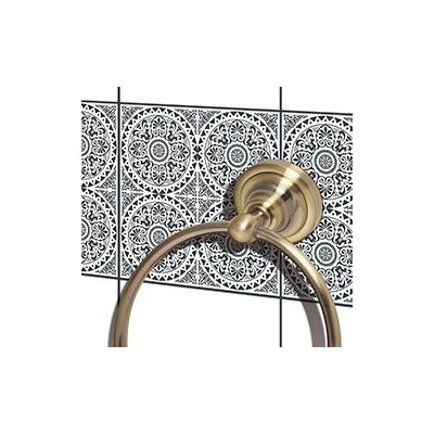 Bemeta Retro apvalus rankšluosčių laikiklis (bronzos spalvos)