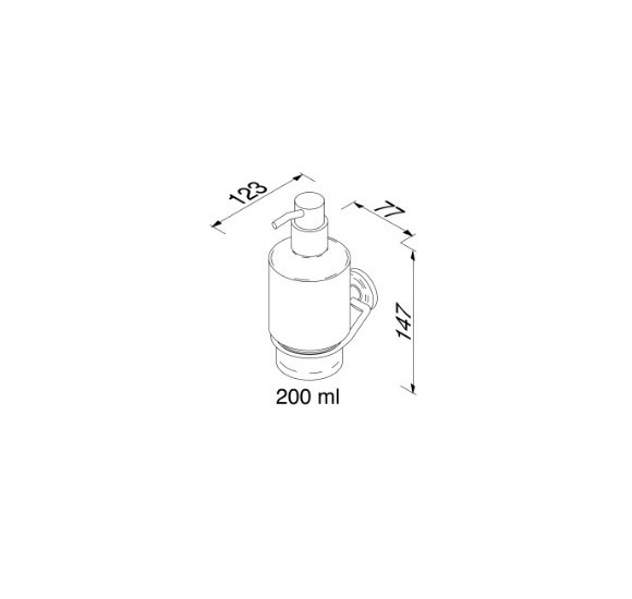 Geesa muilo dozatorius su laikikliu Luna