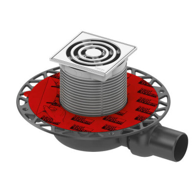 TECEdrainpoint S 112 sausas dušo trapas (komplektas), ypač plokščias