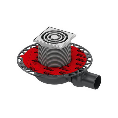 TECEdrainpoint S 112 sausas dušo trapas (komplektas), ypač plokščias