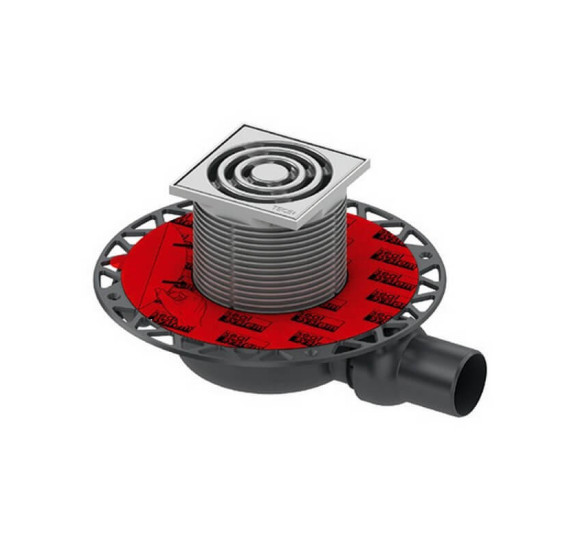 TECEdrainpoint S 112 sausas dušo trapas (komplektas), ypač plokščias