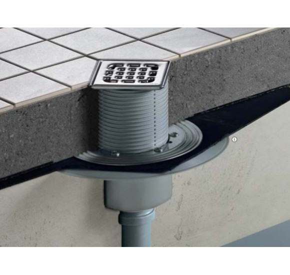 Viega Advantix Sausas dušo trapas (komplektas)