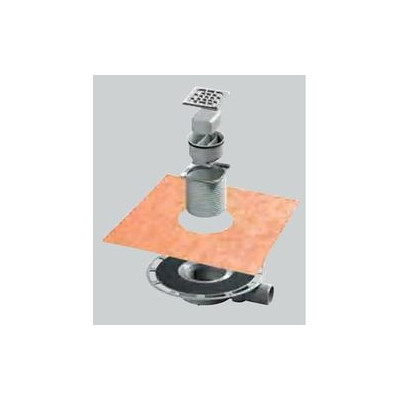 Viega (sauso veikimo) trapas dn 50 su hidroizoliaciniu audiniu