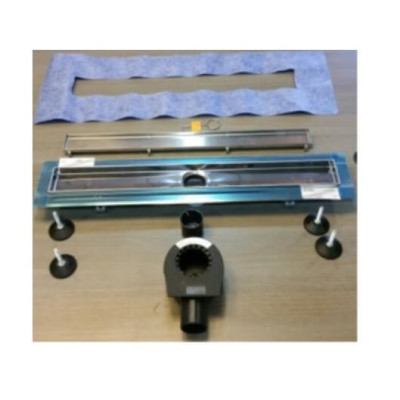 TECElinus dušo latakas su grotelėmis įklijuojamai plytelei 2in1, pasirenkami dydžiai-70,80,90cm