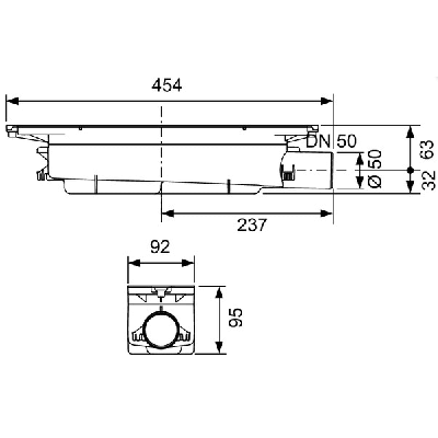 TECEdrainprofile dušo latako grotelės 80,90,100,120cm