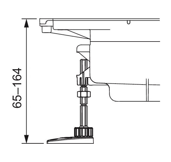 TECEdrainprofile dušo latako grotelės 80,90,100,120cm