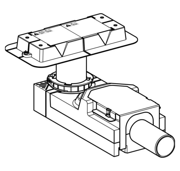 Geberit Cleanline dušo latako korpusas SH