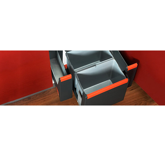 Franke Cube 10, juodo plastiko stalčius