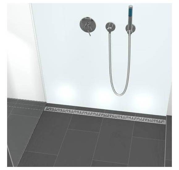 TECEdrainline "Basic" dušo latako grotelės 70-150cm