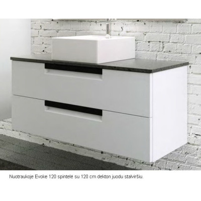 Kame stalviršis Dekton juodas (pasirenkami dydžiai)