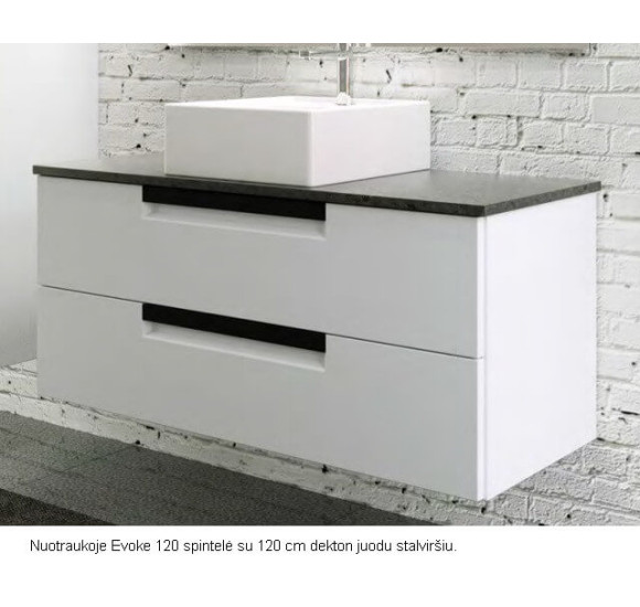 Kame stalviršis Dekton juodas (pasirenkami dydžiai)