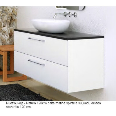 Kame stalviršis Dekton juodas (pasirenkami dydžiai)