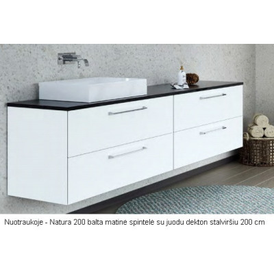 Kame stalviršis Dekton juodas (pasirenkami dydžiai)