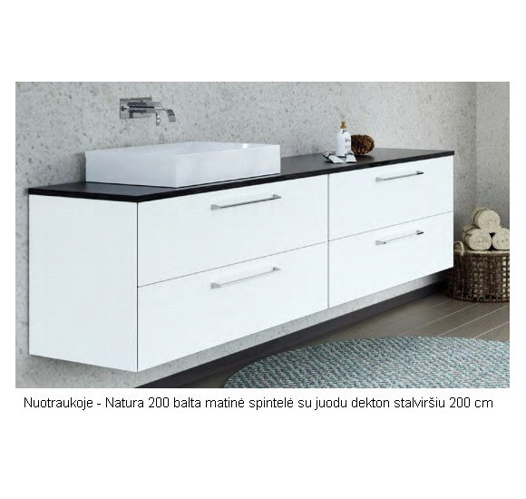 Kame stalviršis Dekton juodas (pasirenkami dydžiai)