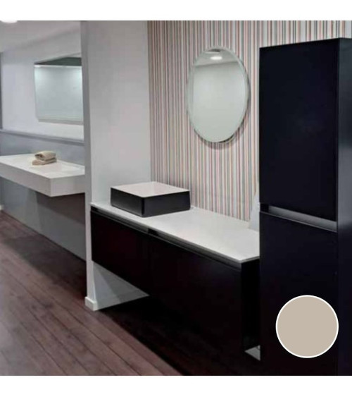 Balteco FLO vonios praustuvo spintelė, 1-o stalčiaus, (80 - 120 cm), pasirinkite spalvą