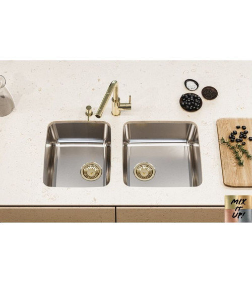 ALVEUS Luno 40, nerūdijančio plieno plautuvė