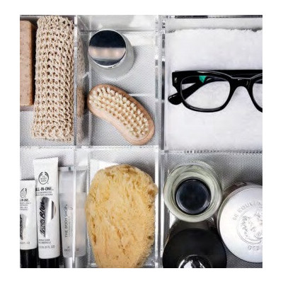 Kamė akrilo stiklo dėžutės apatinių spintelių po stalviršiu stalčiams