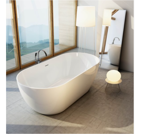 Ravak Freedom O 169x80 cm, laisvai pastatoma vonia, akrilas