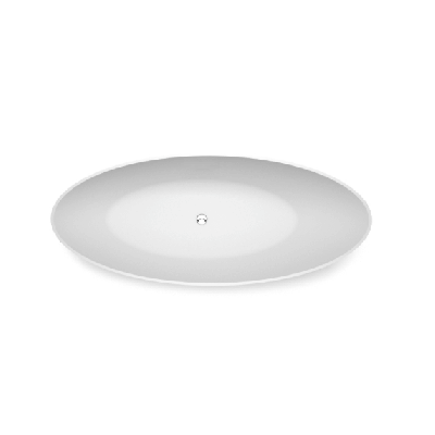 Akmens masės vonia Aura Carmenta, balta