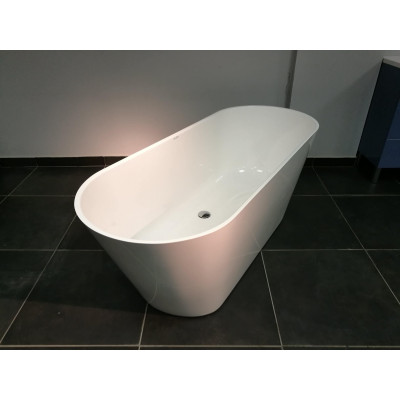 Akmens masės vonia Aura Selene, balta