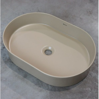 Bocchi Sottile Pastatomas praustuvas, 55x38cm kašmyro matinės spalvos