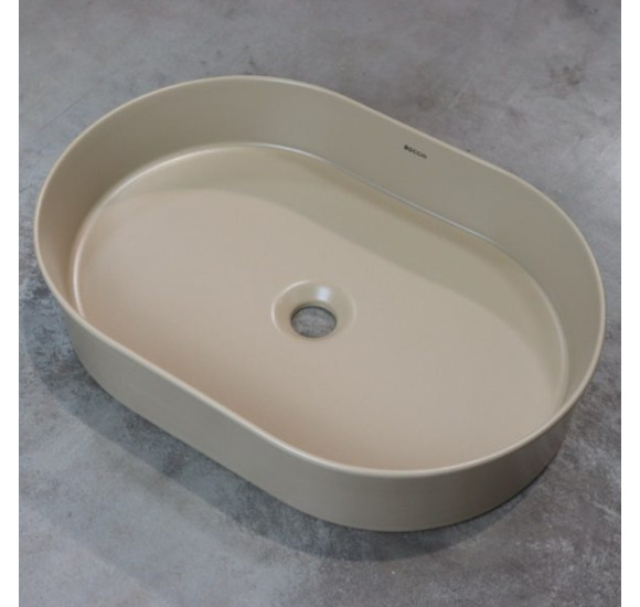 Bocchi Sottile Pastatomas praustuvas, 55x38cm kašmyro matinės spalvos