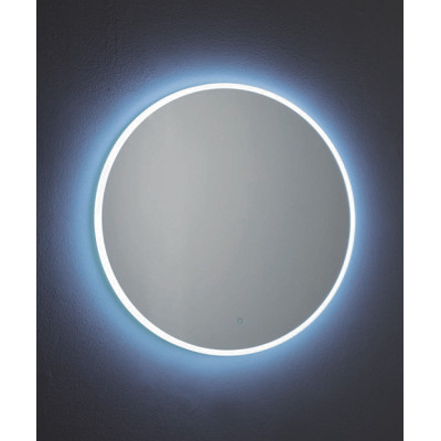 Balteco EC serijos apvalus veidrodis su priekiniu apšvietimu, 80cm