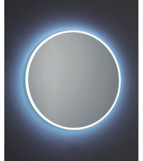 Balteco EC serijos apvalus veidrodis su priekiniu apšvietimu, 100cm