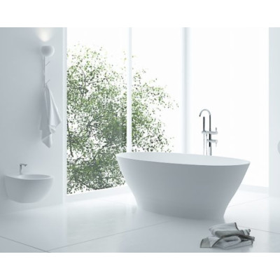 Akmens masės vonia Aura Galatea 1 balta, 183x89