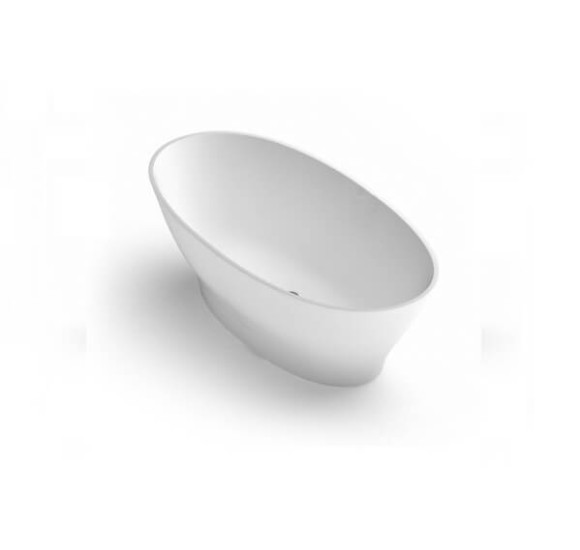 Akmens masės vonia Aura Galatea 1 balta, 183x89