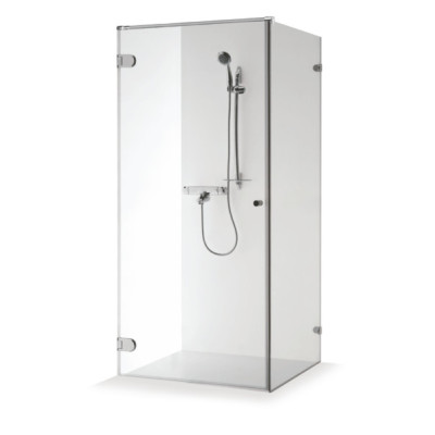 Brasta Glass dušo kabina NORA, 90x90x200 cm, skaidrus stiklas