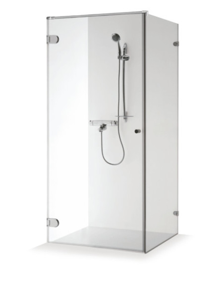 Brasta Glass dušo kabina NORA, 90x90x200 cm, skaidrus stiklas