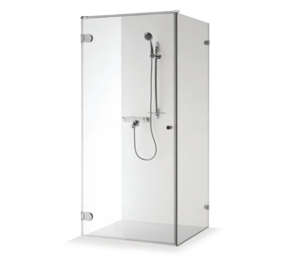 Brasta Glass dušo kabina NORA, 90x90x200 cm, skaidrus stiklas
