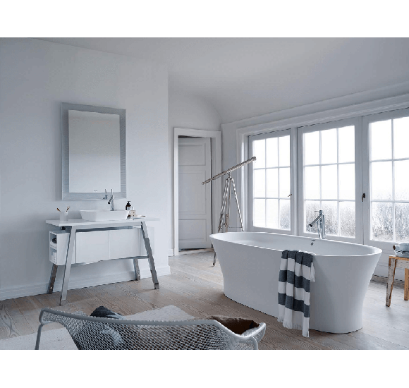 Duravit Cape Cod laisvai pastatoma vonia DuraSolid® 1855x885