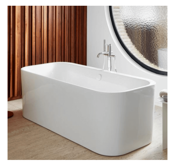 Duravit Happy D.2 laisvai pastatoma vonia su apdaila1800x800