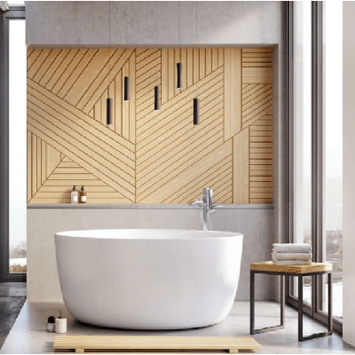 Akmens masės vonia Balteco ALLURE 134x64, balta