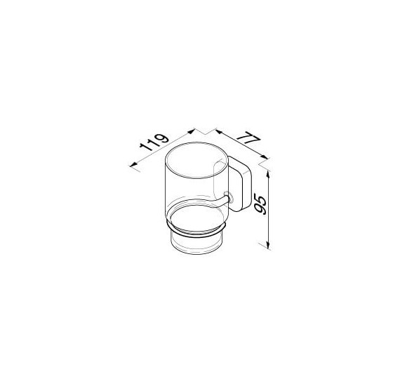 IŠPARDAVIMAS. Geesa Thessa Stiklinaitė su laikikliu