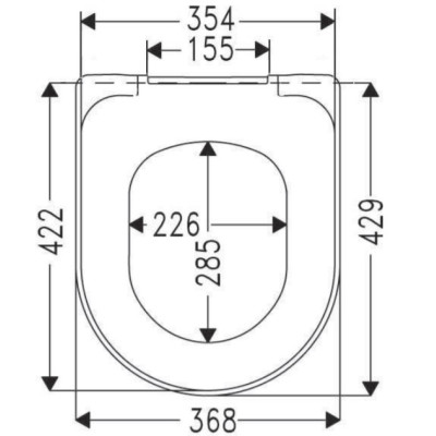 Villeroy&Boch O.Novo lėtai nusileidžiantis klozeto dangtis