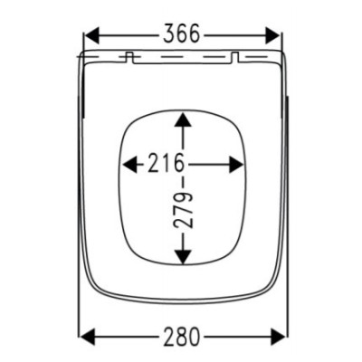 Villeroy&Boch Architectura lėtai nusileidžiantis klozeto dangis