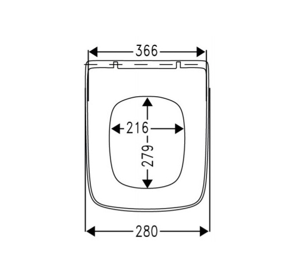 Villeroy&Boch Architectura lėtai nusileidžiantis klozeto dangis