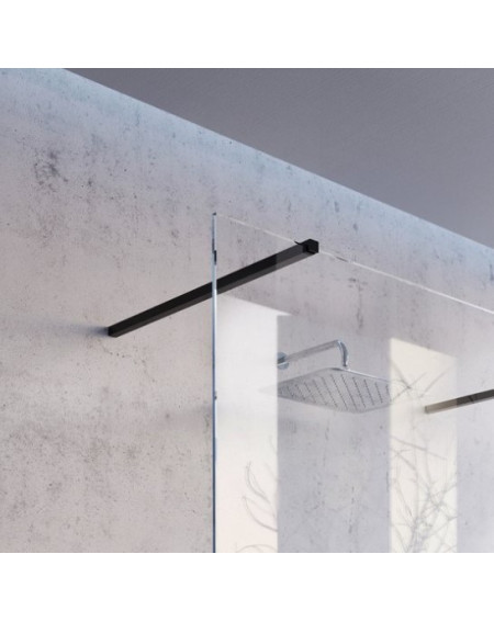 Ravak Walk in W Set juodas, 80,90,100 cm